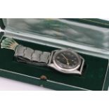 VINTAGE ROLEX EXPLORER 'EVEREST' 6150 CIRCA 1953 WITH BOX, circular gilt dial with chapter ring,