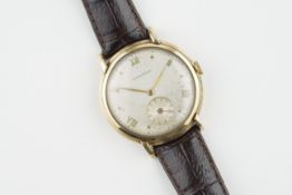 ***TO BE SOLD WIHTOUT RESERVE*** GENTLEMENS LONGINES 9CT GOLD WRISTWATCH, circular silver dial