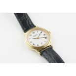 RAYMOND WEIL GENEVE DATE WRISTWATCH, circular two tone dial with hour markers and hands, 24mm plated