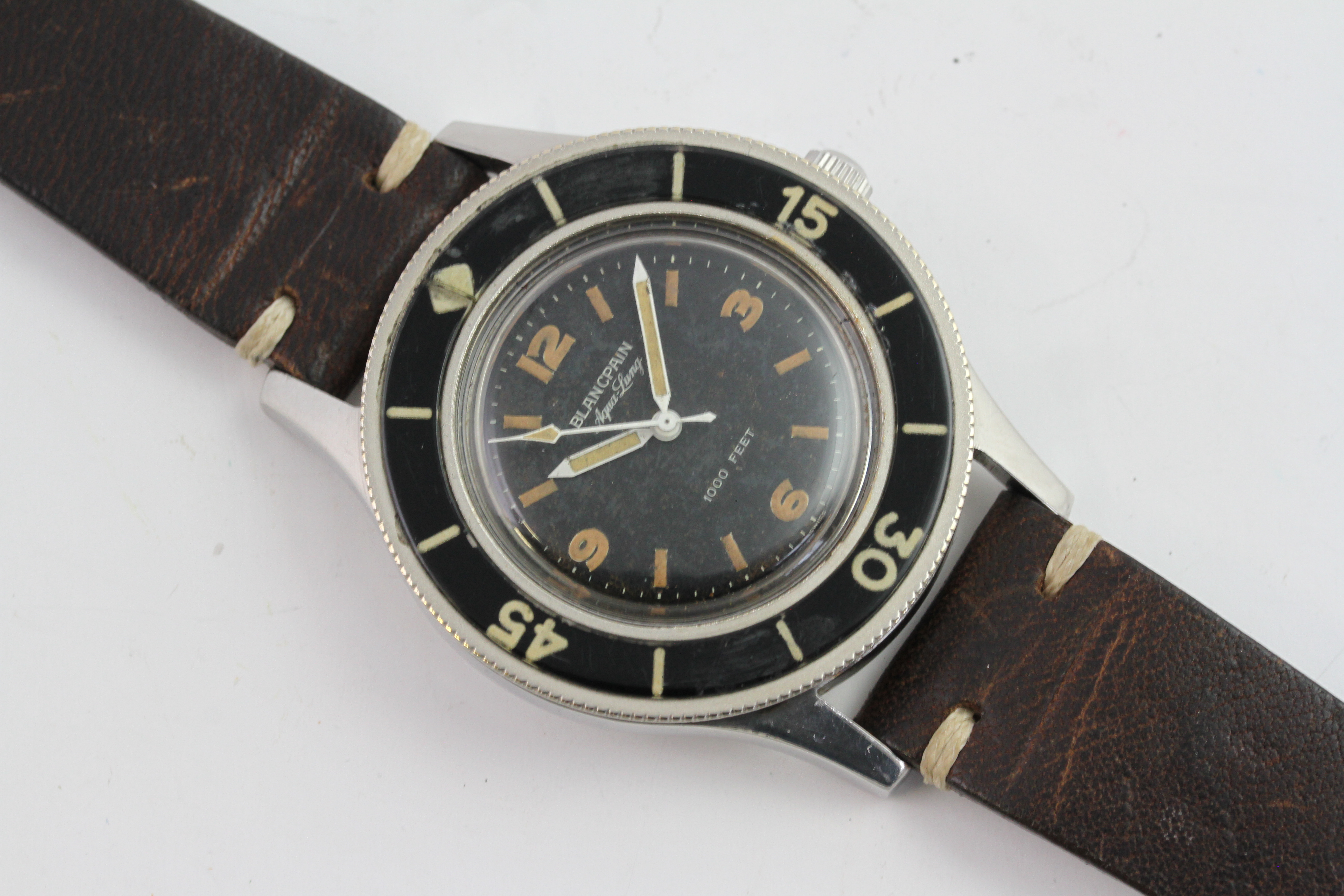 BLANCPAIN FIFTY FATHOMS AQUA LUNG 1000ft CIRCA 1950s