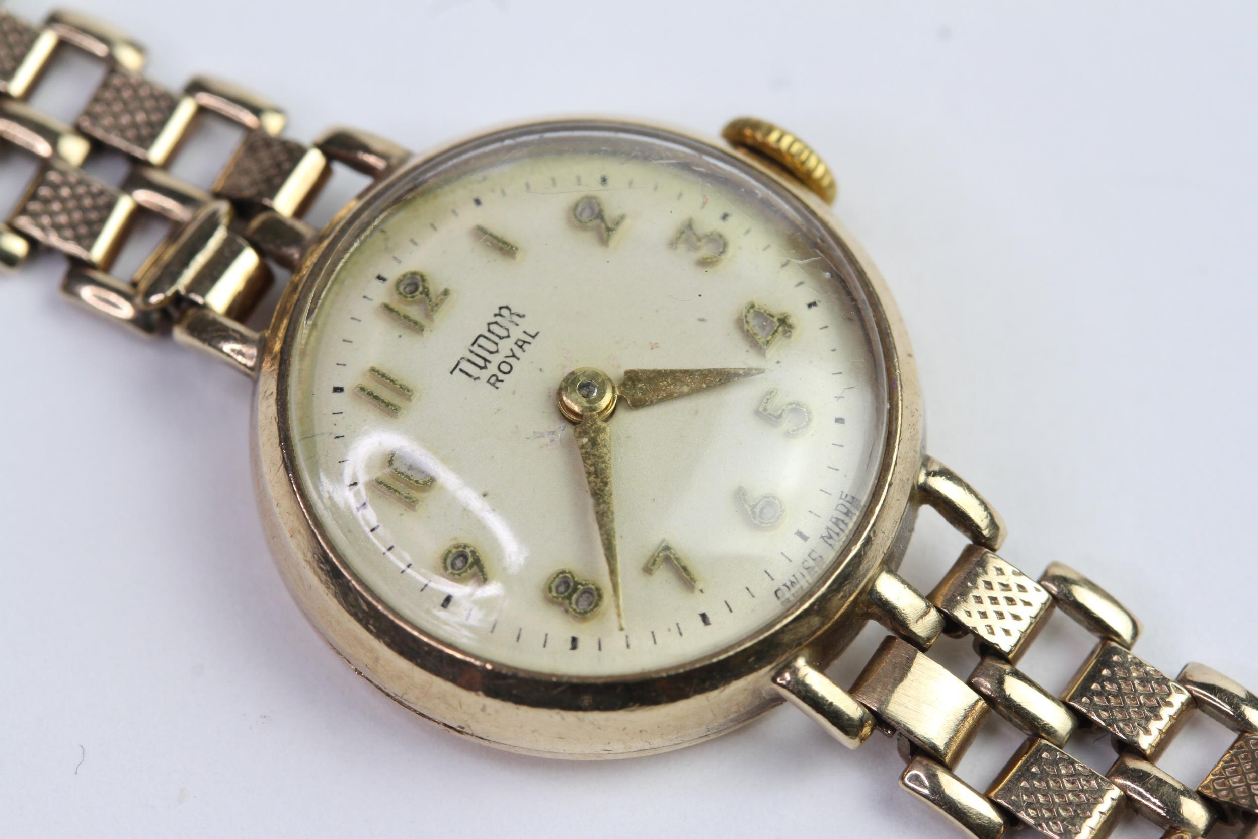 9CT LADIES TUDOR WRISTWATCH - Image 2 of 2