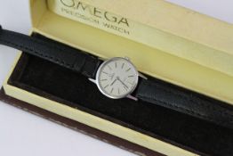 "TO BE SOLD WITH NO RESERVE* STEEL LADIES OMEGA DE VILLE WITH BOX