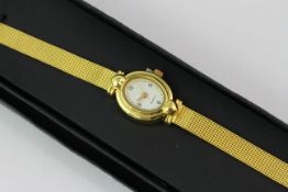 *TO BE SOLD WITHOUT RESERVE* GOLD PLATED LADIES WATCH WITH BOX