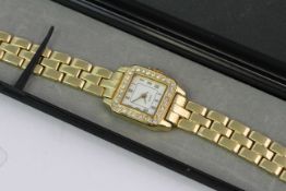 *TO BE SOLD WITHOUT RESERVE* GOLD PLATED LADIES WATCH WITH BOX