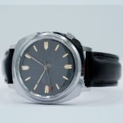 *TO BE SOLD WITHOUT RESERVE* GENTLEMAN'S GISA SOLEUSE BLUE DIAL, CIRCA. 1970S, 36.5MM CASE, circular