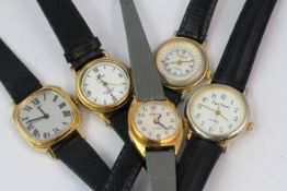 *TO BE SOLD WITHOUT RESERVE* GROUP OF 5 QUARTZ WATCHES INCLUDING LORUS AND SECONDA