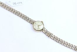 9CT LADIES TUDOR WRISTWATCH