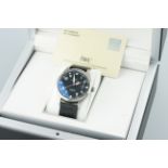 IWC SCHAFFHAUSEN XVII WRISTWATCH W/ BOX REF. IW326501, circular black dial with hour markers and