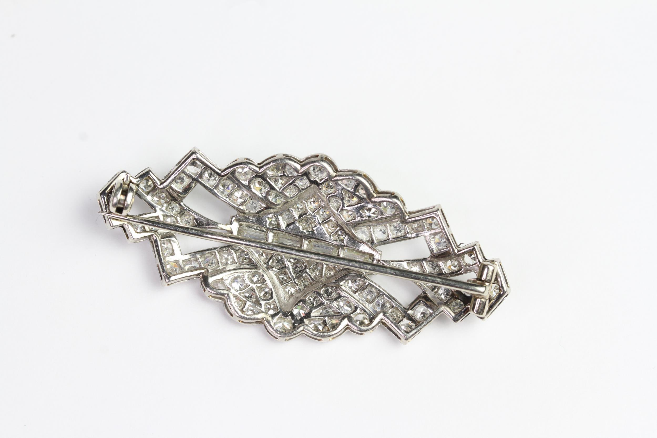 Diamond brooch - Image 2 of 2