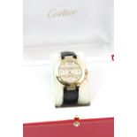 18CT CARTIER PASHA AUTOMATIC WITH BOX REFERENCE 2507
