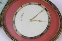 Gubelin Lucerne Art Deco Bronze Wall clock, 8 jours, Circa 1930s