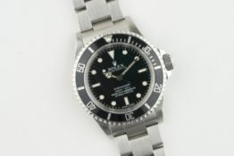 ROLEX OYSTER PERPETUAL SUBMARINER 4 LINER WRISTWATCH REF. 14060M RANDOM SERIAL, circular black