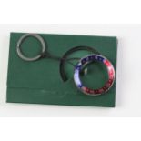 STEEL "ROLEX GMT PEPSI" BEZEL KEYRING ***disclaimer*** THIS PRODUCT HAS NO RELATION TO ROLEX BESIDES