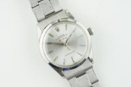 ROLEX OYSTER PERPETUAL AIR-KING SUPER PRECISION REF. 5500 CIRCA 1963, circular silver dial with hour