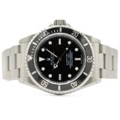 GENTLEMAN'S ROLEX SUBMARINER NO-DATE "4 LINER", 14060M, JULY 2009 BOX & PAPERS, 40MM CASE,