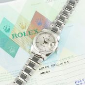 ROLEX OYSTER PERPETUAL DATEJUST ROULETTE W/ GUARANTEE PAPERS REF. 116200 CIRCA 2007 Z SERIAL,