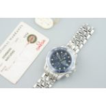 OMEGA SEAMASTER 300 AUTOMATIC CHRONOGRAPH WRISTWATCH W/ BOX & GUARANTEE CARD REF. 2599.80.00,