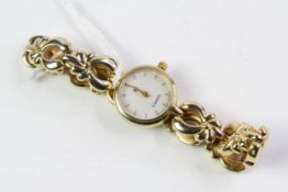 *TO BE SOLD WITHOUT RESERVE* GOLD PLATED LADIES H. SAMUEL WRISTWATCH
