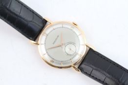 VINTAGE 18CT ROSE GOLD JAEGER LE COULTRE CIRCA 1950s