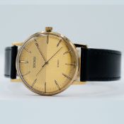 *TO BE SOLD WITHOUT RESERVE* GENTLEMAN'S SEKONDA DUAL-FINISH GOLD TONE DIAL, MANUALLY WOUND,