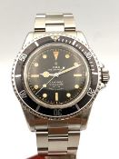 TUDOR 7928 SUBMARINER 1964 GILT DIAL