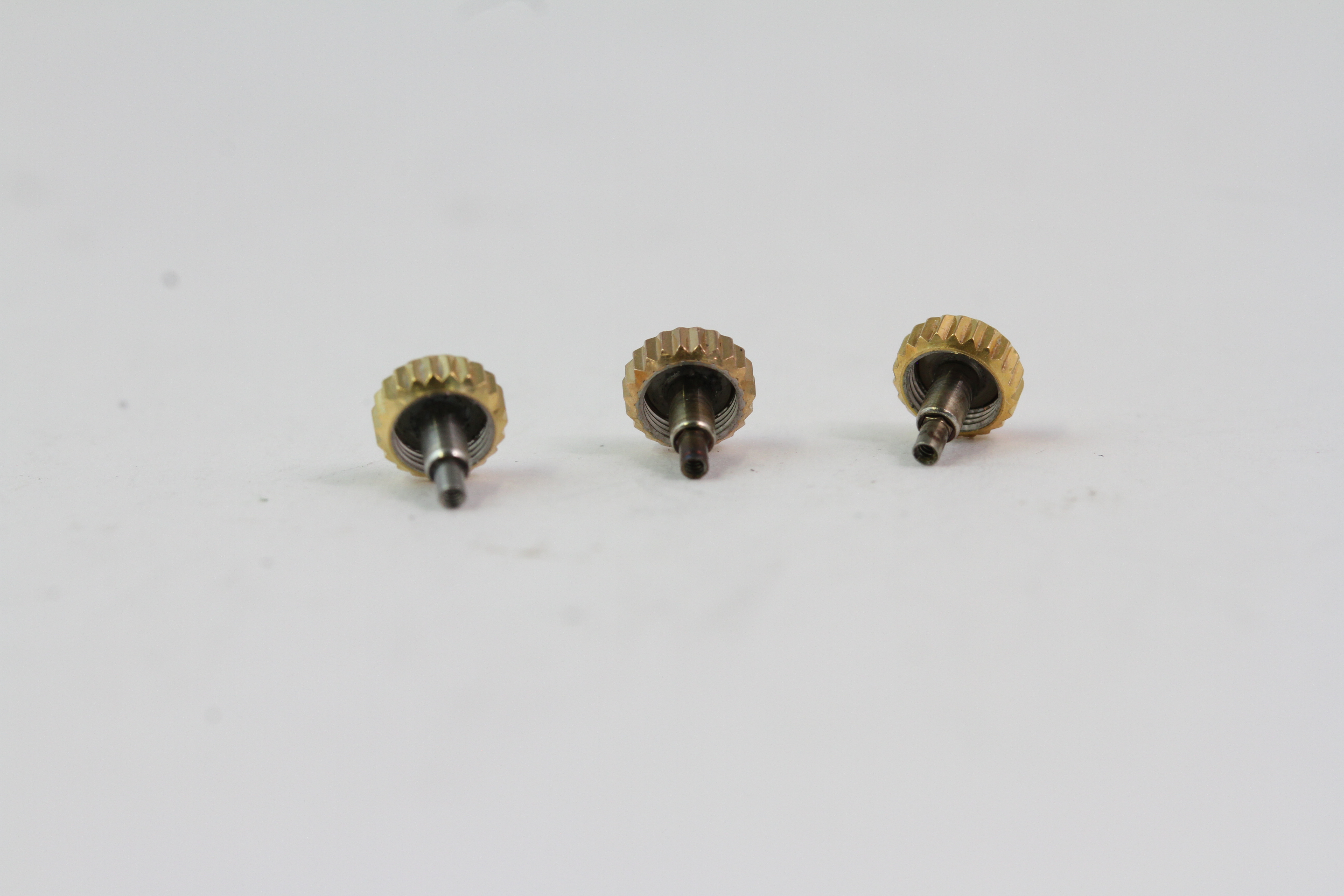 3x GOLD ROLEX CROWNS 5MM - Image 3 of 3