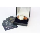 18CT UNIVERSAL GENEVE MICRO ROTOR BOX AND PAPERS 1997