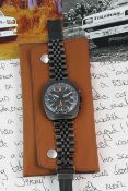VINTAGE HEUER CARRERA CHRONOGRAPH PVD COATED RALLY DRIVER WATCH