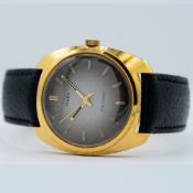 *TO BE SOLD WITHOUT RESERVE* GENTLEMAN'S TIMEX ELECTRONIC GREY FUME DIAL, CIRCA. 1970S, 36MM GOLD