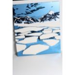 ROLEX WALL MOUNTED ARCTIC LANDSCAPE RETAIL DISPLAY