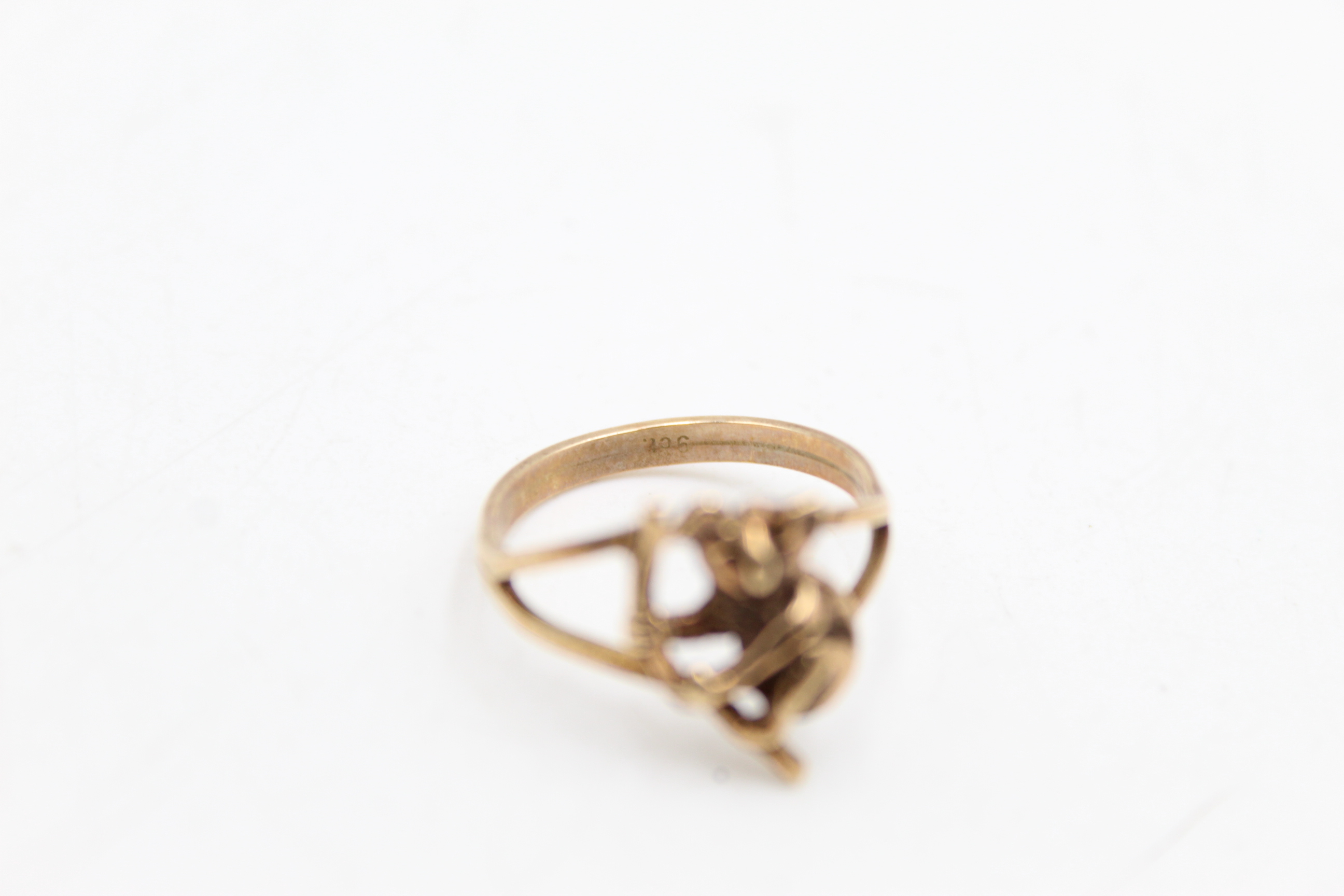 9ct gold koala bear ring (2.2g) - Image 7 of 7