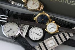 *TO BE SOLD WITHOUT RESERVE* GROUP OF 6 QUARTZ WATCHES INCLUDING LORUS AND CORVETTE