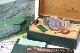 ROLEX GMT MASTER II 'COKE' REFERENCE 16710 WITH BOX CIRCA 2003