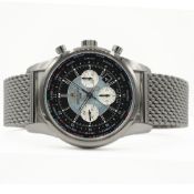 GENTLEMAN'S BREITLING TRANSOCEAN UNITIMER CHRONOGRAPH, AB0510U4, MAY 2014 BOX & PAPERS, 46MM CASE,