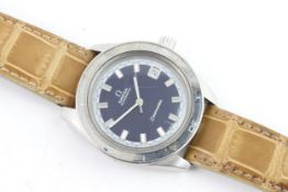 VINTAGE OMEGA SEAMASTER 60 166.062 CIRCA 1969, circular blue dial with baton hour markers, outer