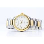 TISSOT PRX STEEL AND GOLD QUARTZ WATCH