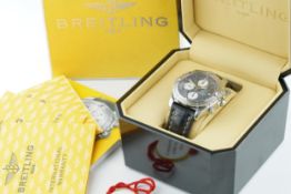 BREITLING CHRONOMAT EVOLUTION AUTOMATIC CHRONOGRAPH W/ BOX & GUARANTEE PAPERS REF. A13356,