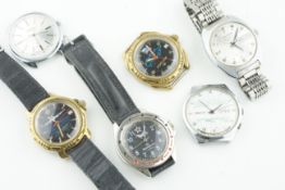 GROUP 6 RUSSIAN WRISTWATCHES, job lot of wristwatches, not currently running.*** Please view