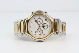 ZENITH ACADEMY MOONPHASE CHRONOGRAPH STEEL AND GOLD WITH BOX