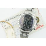 OMEGA SPEEDMASTER DATE AUTOMATIC CHRONOGRAPH W/ GUARANTEE CARD & SWING TAG REF. 3513.50.00, circular