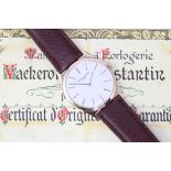 18CT VACHERON CONSTANTIN ULTRA THIN REFERENCE 6099 WITH PAPERS