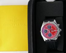BREITLING LIMITED EDITION RED ARROWS CHRONOMAT CHRONOGRAPH WRISTWATCH BOX AND PAPERS