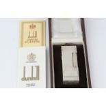 RARE CIRCA 1977 ROYAL JUBILEE SILVER DUNHILL LIGHTER WITH BOX AND PAPERS