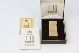 DUNHILL 14CT 'MOSAIC' 1970S WITH BOX