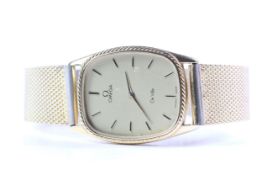 *TO BE SOLD WITHOUT RESERVE* VINTAGE OMEGA DE VILLE REFERENCE 191.0168, champagne cushion shape dial