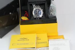 BREITLING BLACKBIRD BOX AND PAPERS 2007 REFERENCE A44359