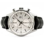 GENTLEMAN'S TAG HEUER CARRERA 1887 CHRONOGRAPH, CAR2111-3, NOVEMEBER 2014 BOX & PAPERS, 40.5MM CASE,