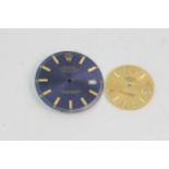ROLEX SUNBURST BLUE DIAL FOR DATEJUST WITH LADIES DATEJUST CHAMPAGNE DIAL