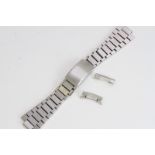 BREITLING FLAT LINK BRACELET WITH END LINKS