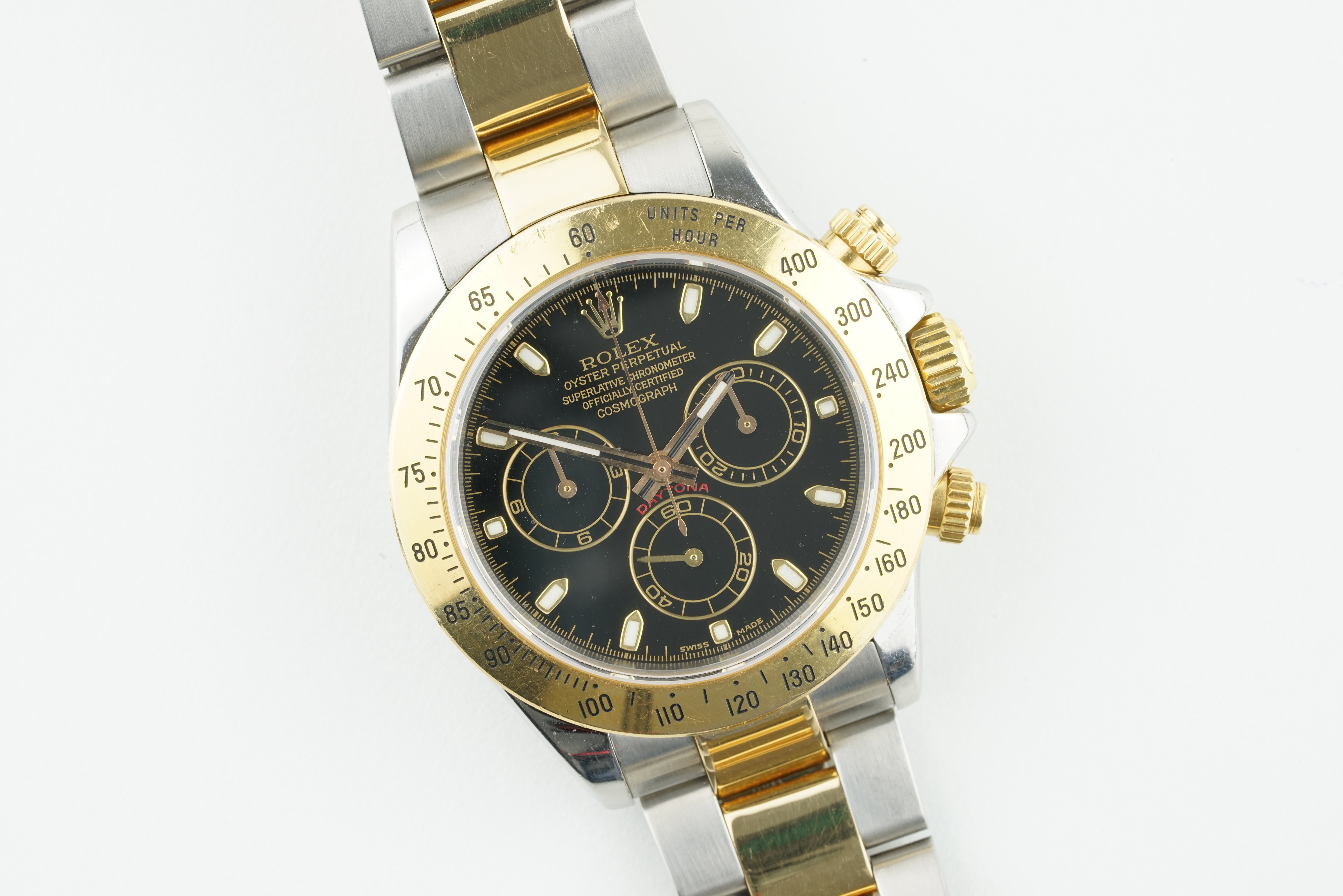 ROLEX OYSTER PERPETUAL COSMOGRAPH DAYTONA STEEL & GOLD REF. 116523 CIRCA 2005